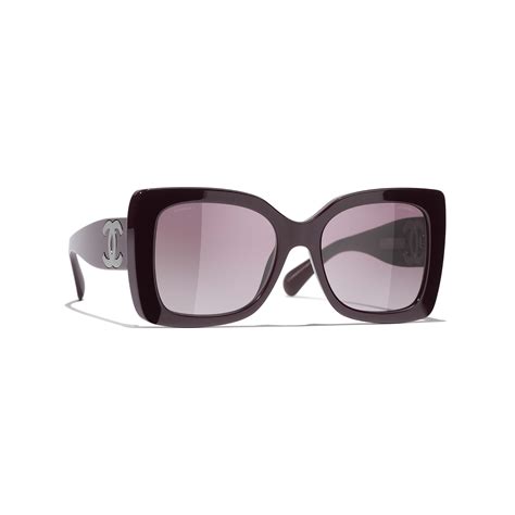 chanel sunglasses burgundy|CHANEL Sunglasses: Square Sunglasses, acetate — .